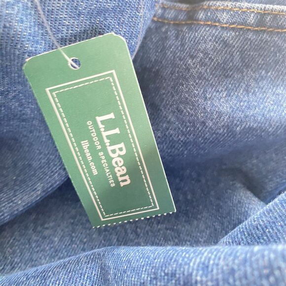 L.L. Bean Jeans Womens Size 16 Petite Original Fit Relaxed Elastic Waist NEW - Picture 7 of 9